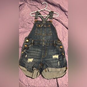 Cat & Jack Dark Blue Denim Overalls